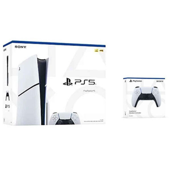 SONY PLAYSTATION 5 SLIM DESIGN DISC VERSION - TWO DUALSENSE